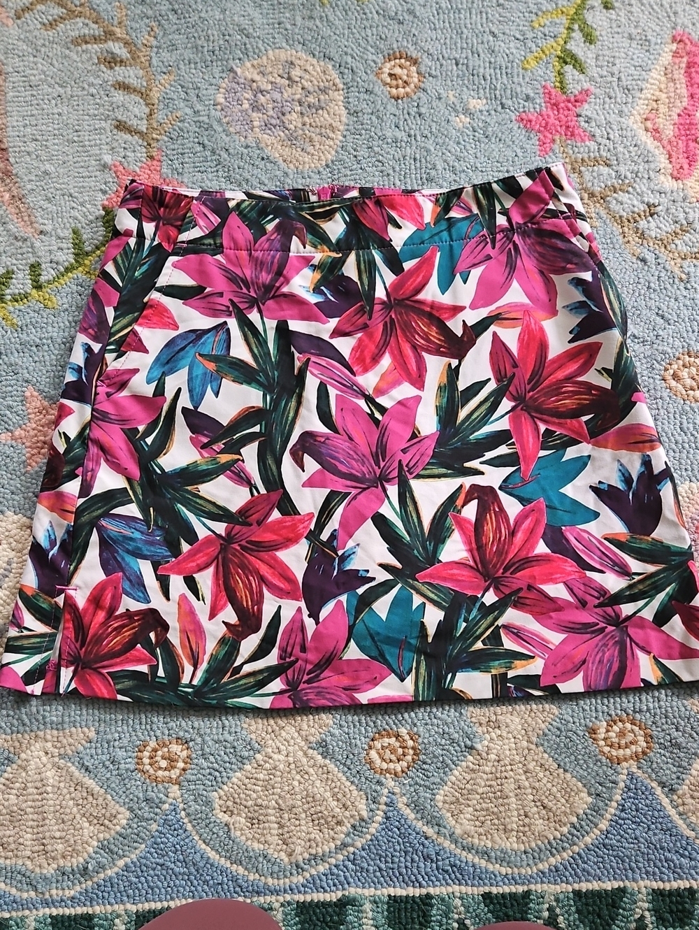 Lady Hagen Tropical Floral Golf/activewear Skirt